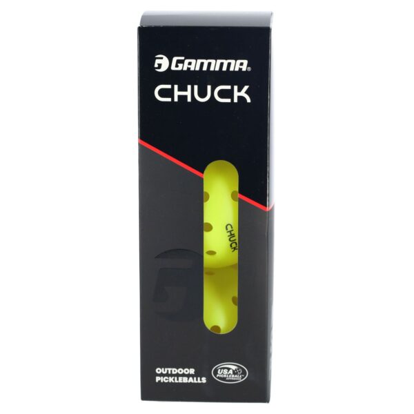 GAMMA Chuck Outdoor Pickleball Balls 3 Pack - Image 2